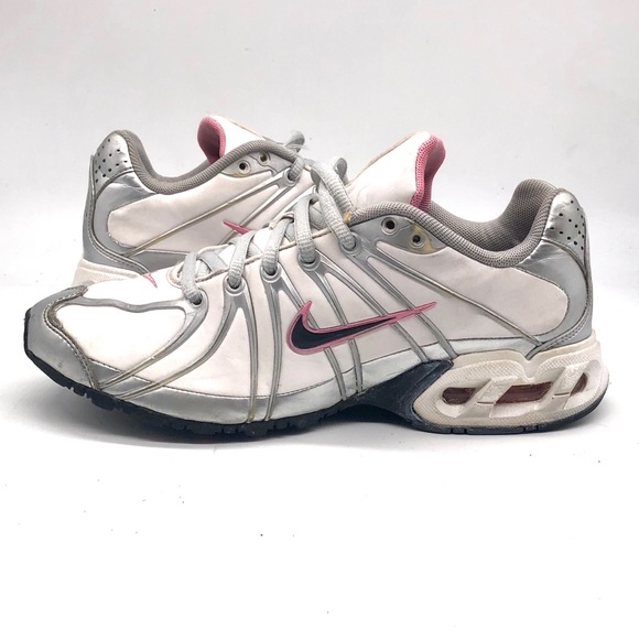 Nike Max Air White Silver Women’s Athletic Sneaker - Picture 5 of 8
